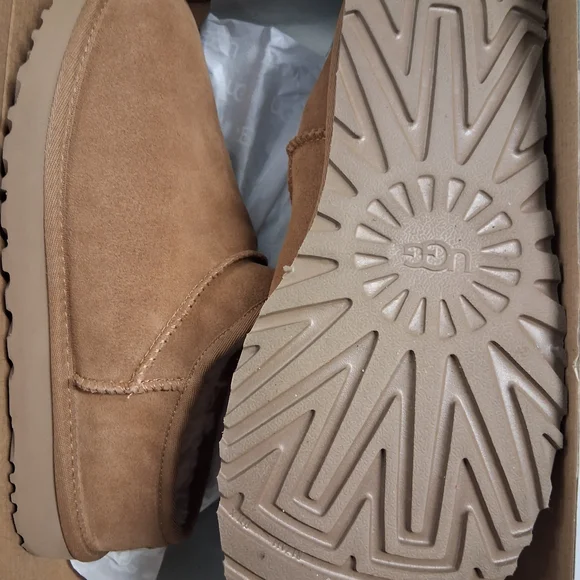 UGG Tan Suede Slippers - Picture 7 of 16